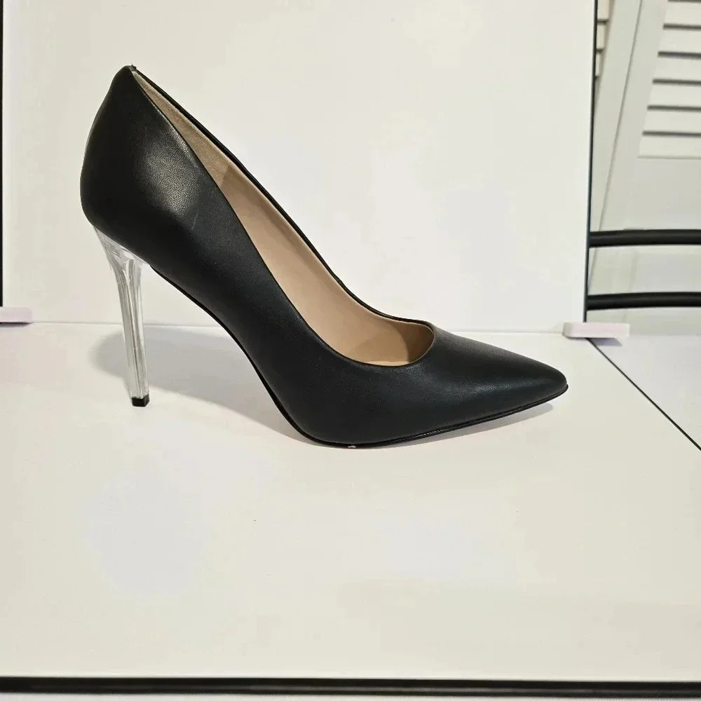 Max No. 6 Black Stiletto Heels – Classic Elegance with a Modern Twist - Picture 9 of 14